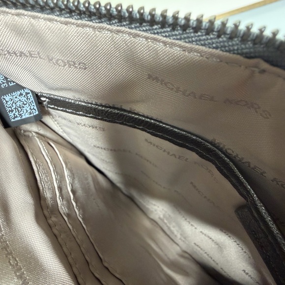 Michael Kors Silver Quilted Wristlet - Picture 6 of 8